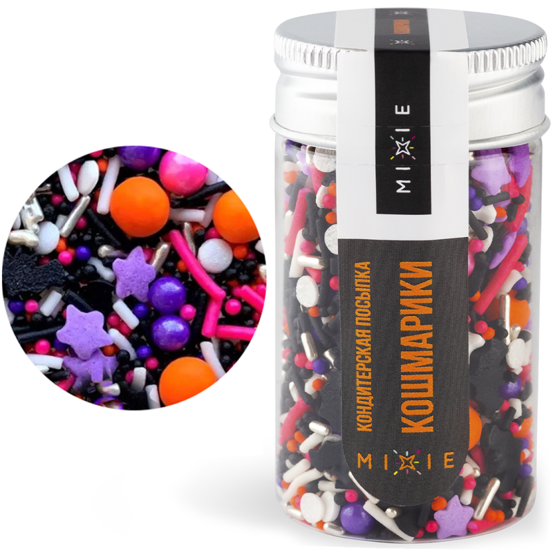 Посыпка MIXIE Кошмарики 50 гр Изображение Посыпка MIXIE Кошмарики 50 гр
