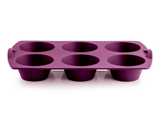 Изображение Форма силиконовая для капкейков, 6 ячеек