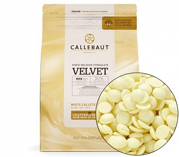 Шоколад белый Вельвет Callebaut 32%, 250 гр Изображение Шоколад белый Вельвет Callebaut 32%, 250 гр