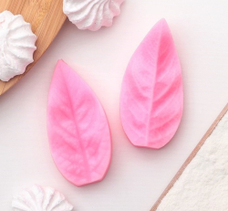 Изображение Молд силиконовый 2 части 5×3×2 см "Лист розы"