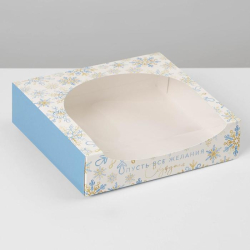 Изображение Коробка складная «Новогодняя почта», 17 х 7 х 4 см