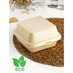 Изображение ОПТ ЭКО коробочка для бенто торта (15 х 15 х 8 см), 50 шт