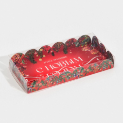 Коробка для пряников и печенья «Яркого праздника», 10.5 х 21 х 3 см Изображение Коробка для пряников и печенья «Яркого праздника», 10.5 х 21 х 3 см