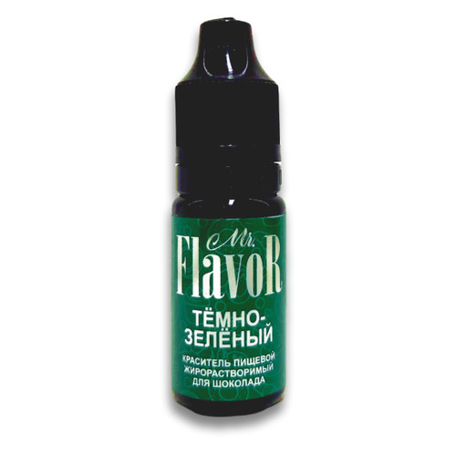 Краситель Mr.FlavoR Жирорастворимый Темно-зеленый 10мл Изображение Краситель Mr.FlavoR Жирорастворимый Темно-зеленый 10мл