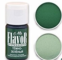 Изображение Краситель Mr.Flavor гелевый Тёмно-зелёный Professional 13гр