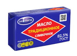 Изображение Масло ЭкоМилк традиционное 82,5% 330 гр