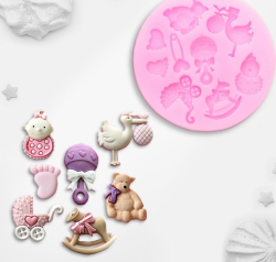 Молд силиконовый «Для новорождённого», 7,5×1 см Изображение Молд силиконовый «Для новорождённого», 7,5×1 см