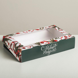 Изображение Коробка складная «Поздравляю!», 20 х 12 х 4 см