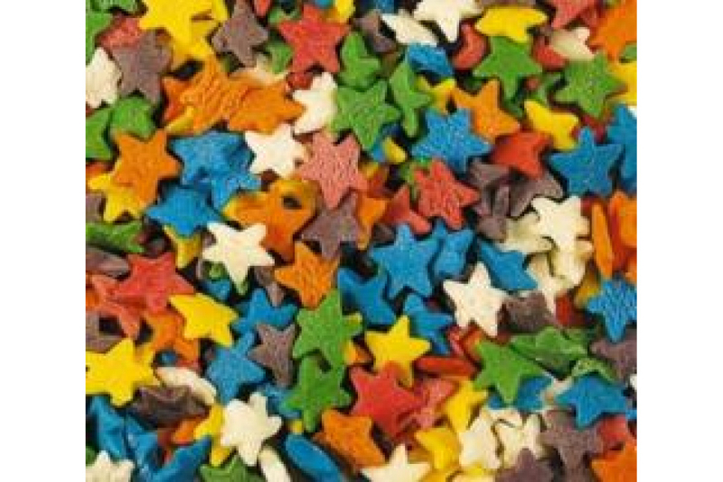 Изображение Посыпки фигурные Звезды микс №9,  50 гр