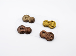 Форма пластиковая Квадро восьмерки Изображение Форма пластиковая Квадро восьмерки