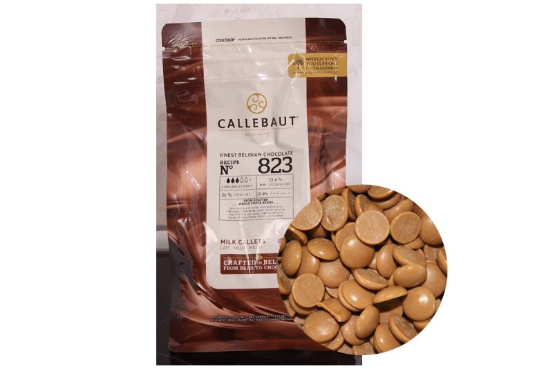 Шоколад молочный Callebaut 33,6%, 250 гр Изображение Шоколад молочный Callebaut 33,6%, 250 гр