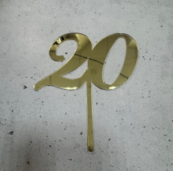 Изображение Топпер цифра 20 (Ц-13)