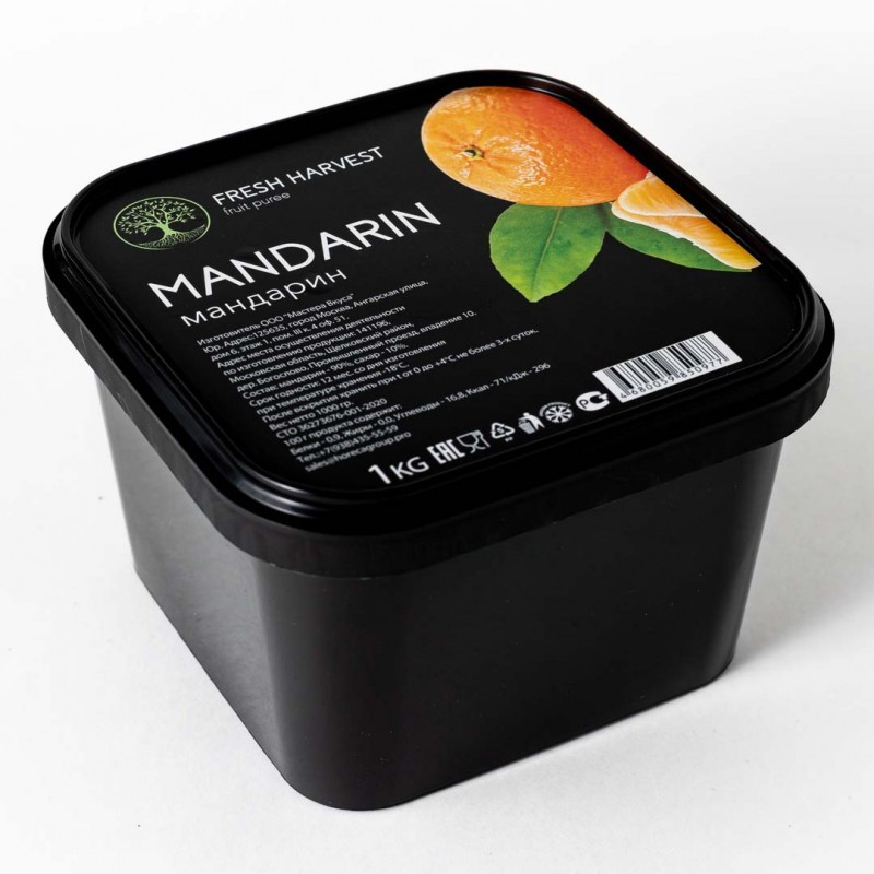 Пюре Мандарин Fresh Harvest, сах 10%, 1 кг Изображение Пюре Мандарин Fresh Harvest, сах 10%, 1 кг