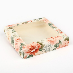 Изображение Коробка складная «Нежность», 20 х 20 х 4 см