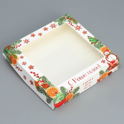 Изображение Коробка складная «Лилии», 10 × 8 × 3.5 см