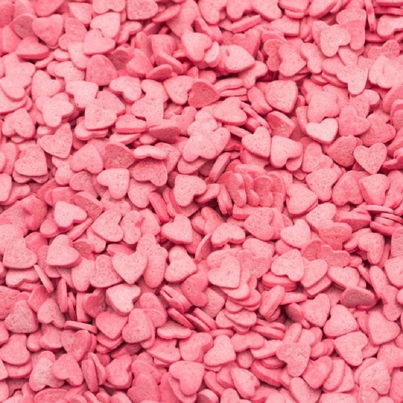 Изображение Посыпка "Сердечки розовые мини", 50 гр