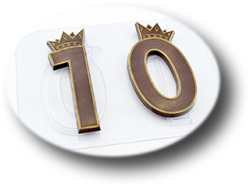 Форма пластиковая "Королевские Цифры 01" Изображение Форма пластиковая "Королевские Цифры 01"