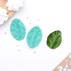 Изображение Молд силиконовый «Лист тропических растений», 2 части, 6,5×4×2,3 см