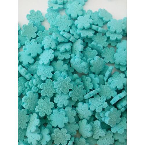 Изображение Посыпки фигурные "Снежинка голубая светлая", 50 гр